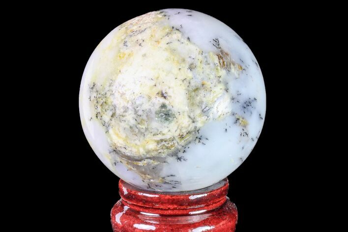 Polished Dendritic Agate Sphere - Madagascar #157664